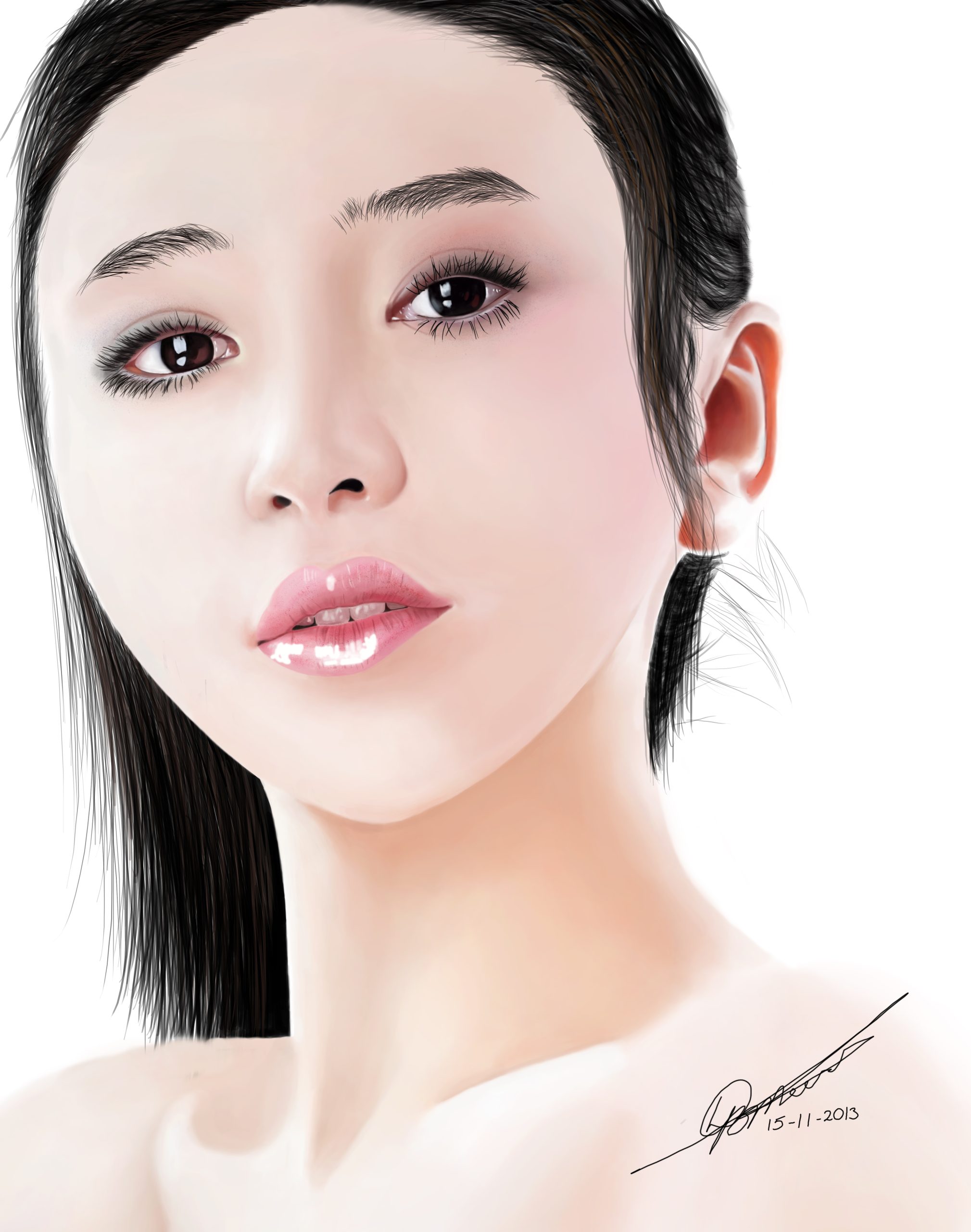 The First Photoshop Portrait
